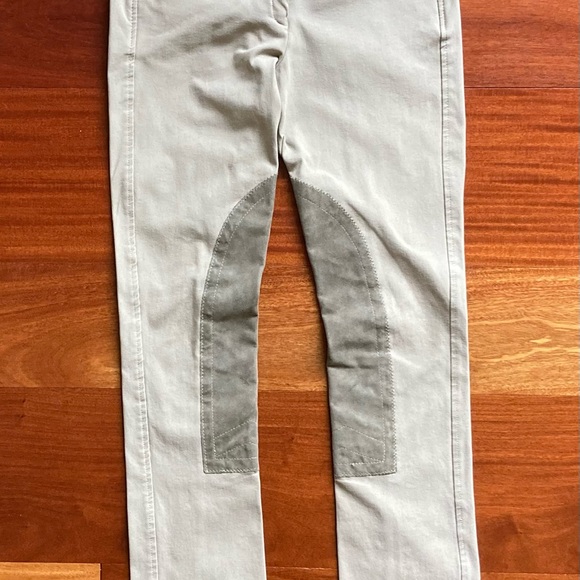 The Tailored Sportsman Girls' Trophy Hunter Front Zip Jodhpur 12 Regular Tan - Picture 12 of 13